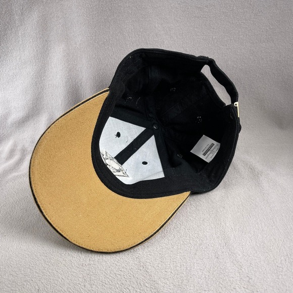 Pittsburgh Penguins Hat Mens One Size Black Strapback Cap NHL Hockey Embroidered - Picture 7 of 10